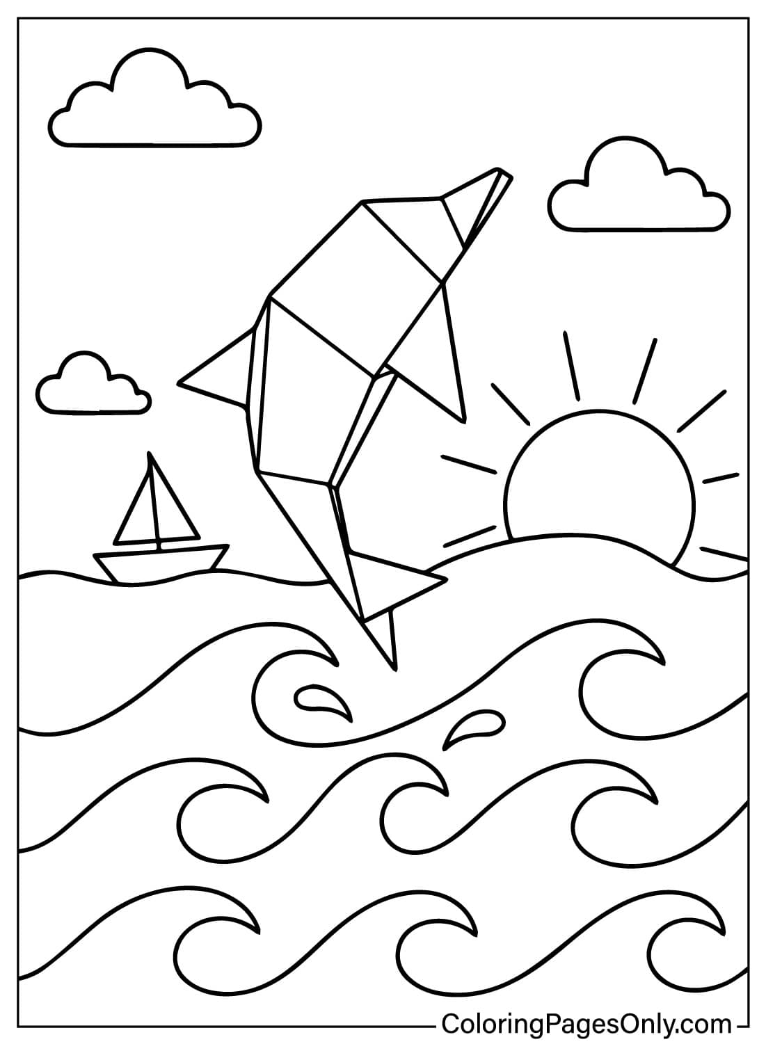 30 Origami Coloring Pages Free Printable PDF Online Coloring