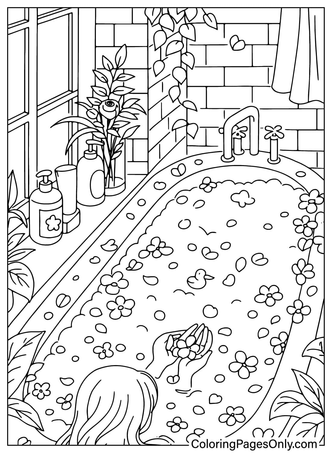 30 Bathroom Coloring Pages Free Printable PDF Online Coloring