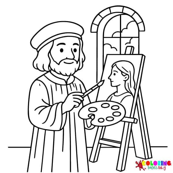 Renaissance Coloring Pages