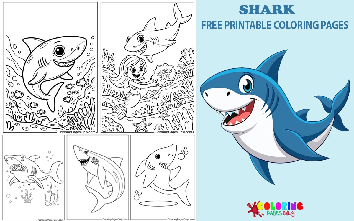Shark Coloring Pages