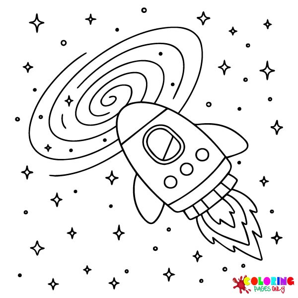 Spaceship Coloring Pages