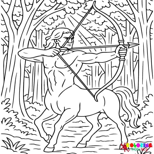 Human-Animal Hybrids Coloring Pages