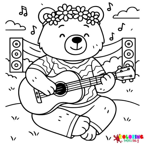 Retro Cuties Coloring Pages