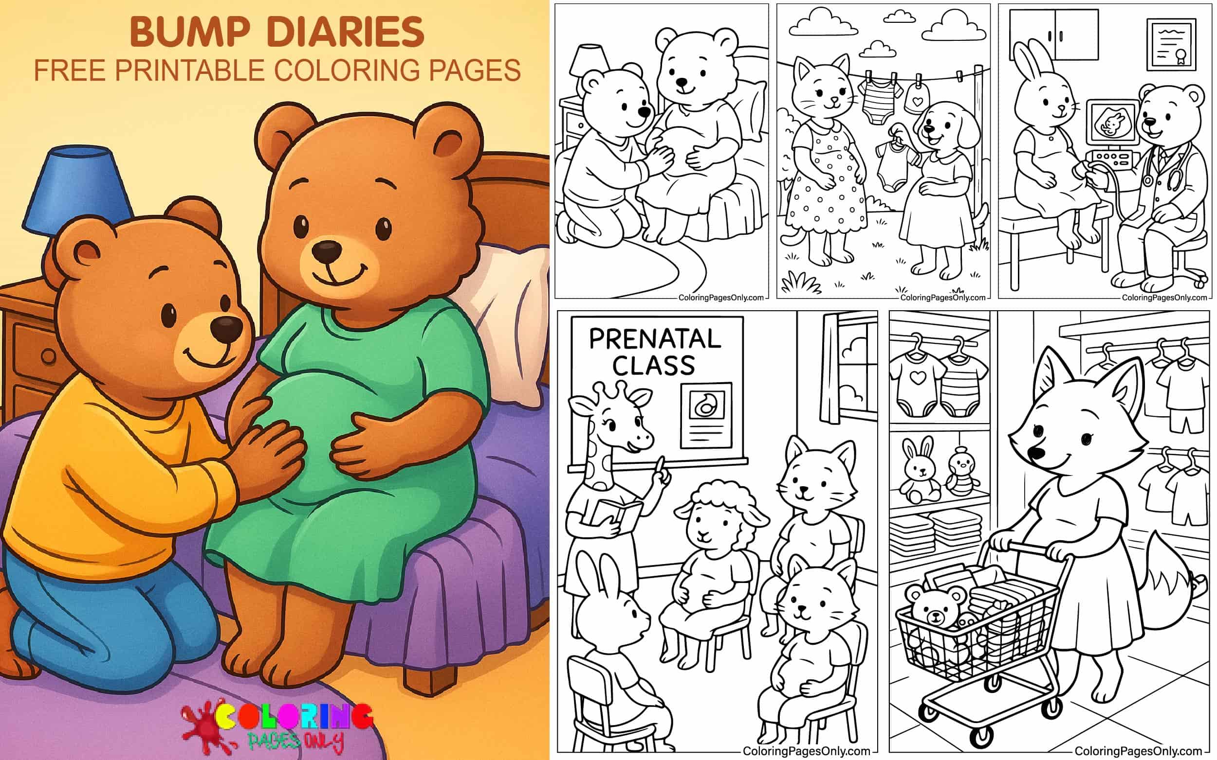 Bump Diaries Coloring Pages