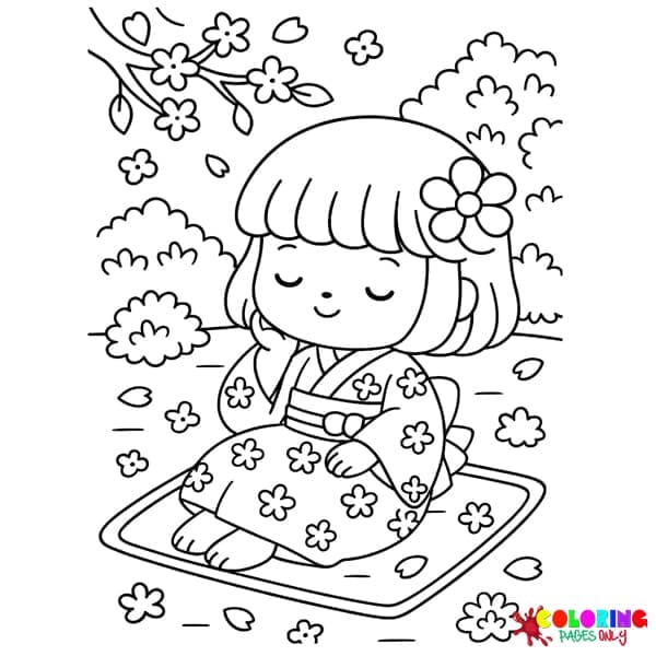 Cozy Japan Coloring Pages