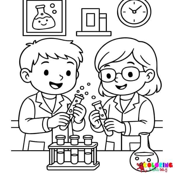 STEM Fun Coloring Pages