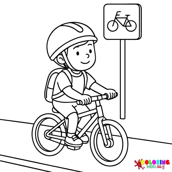 Safety at School Coloring Pages