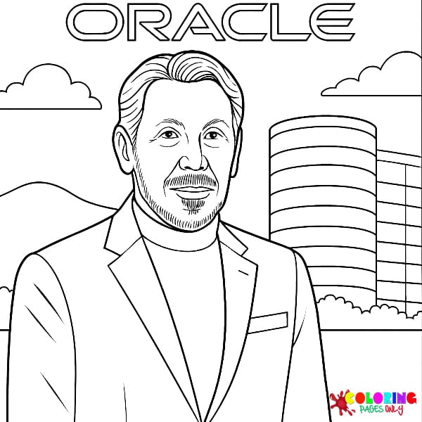 Larry Ellison Coloring Pages