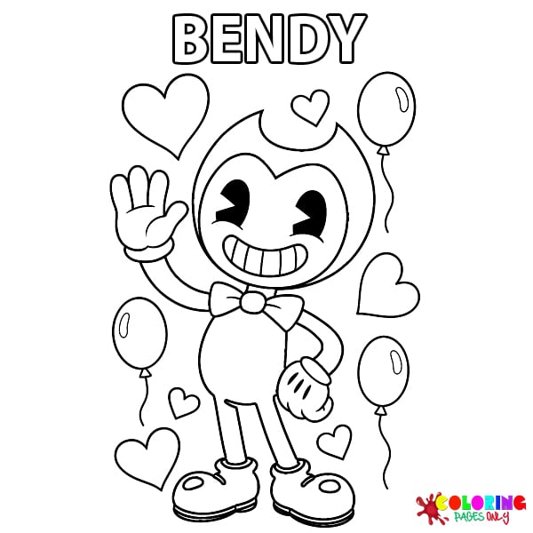 Bendy Coloring Pages