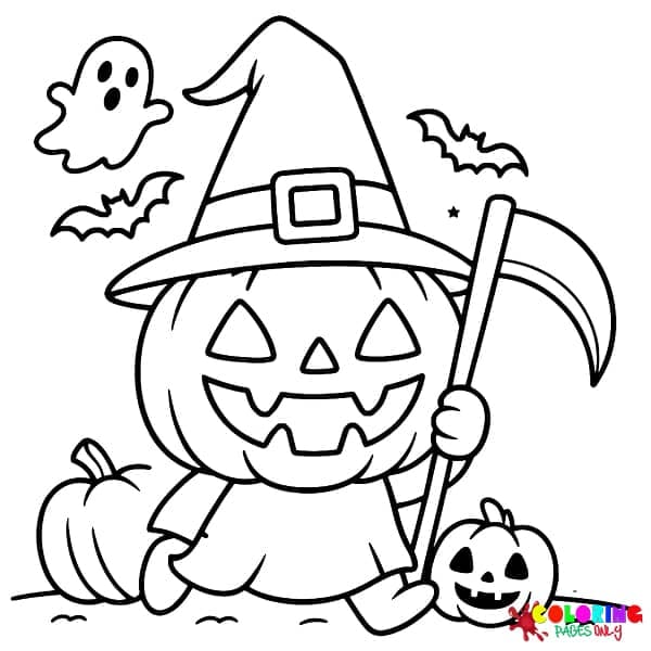 Halloween Pumpkin Coloring Pages