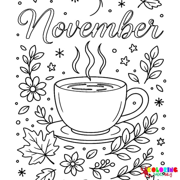 November 2025 Coloring Pages