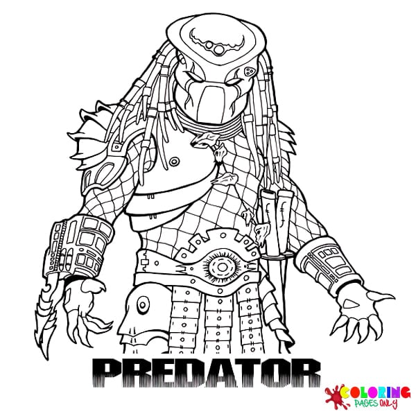 Predator Coloring Pages