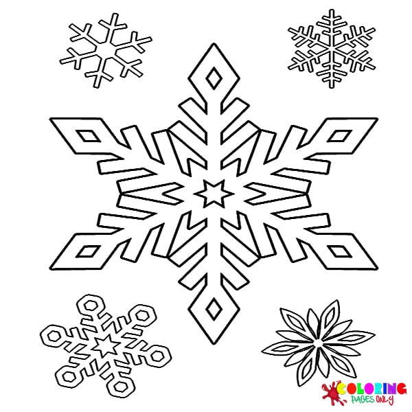 Snowflake Coloring Pages