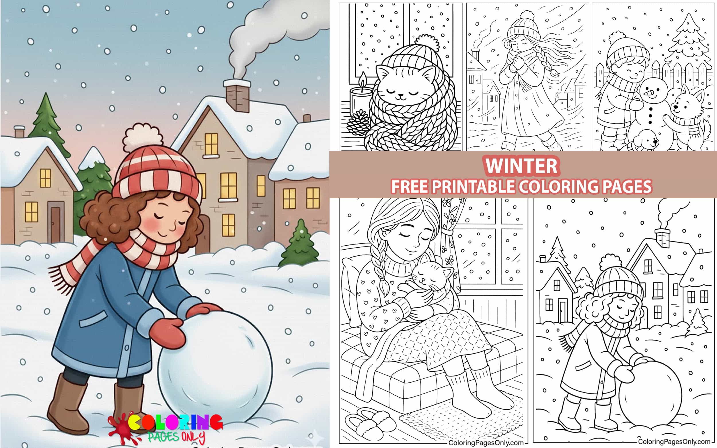 Winter Coloring Pages