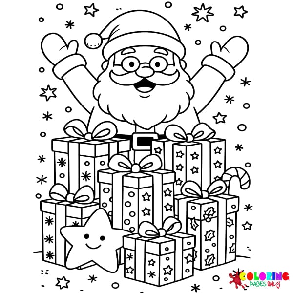 Christmas Gifts Coloring Pages
