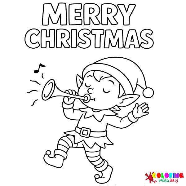 Elf Coloring Pages