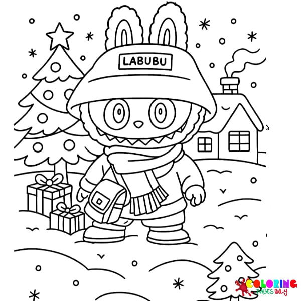 Labubu Coloring Pages