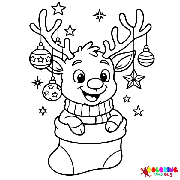Rudolph Coloring Pages