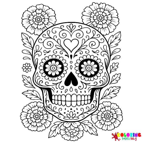 Skull Coloring Pages