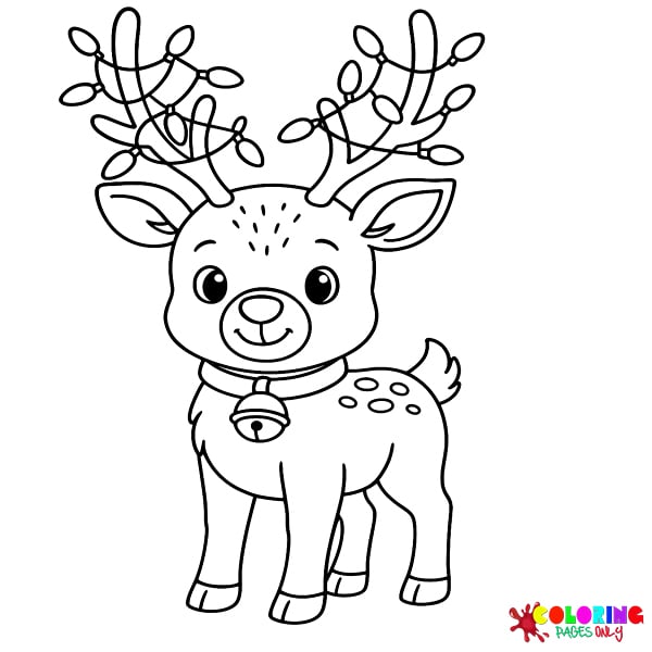 Reindeer Coloring Pages