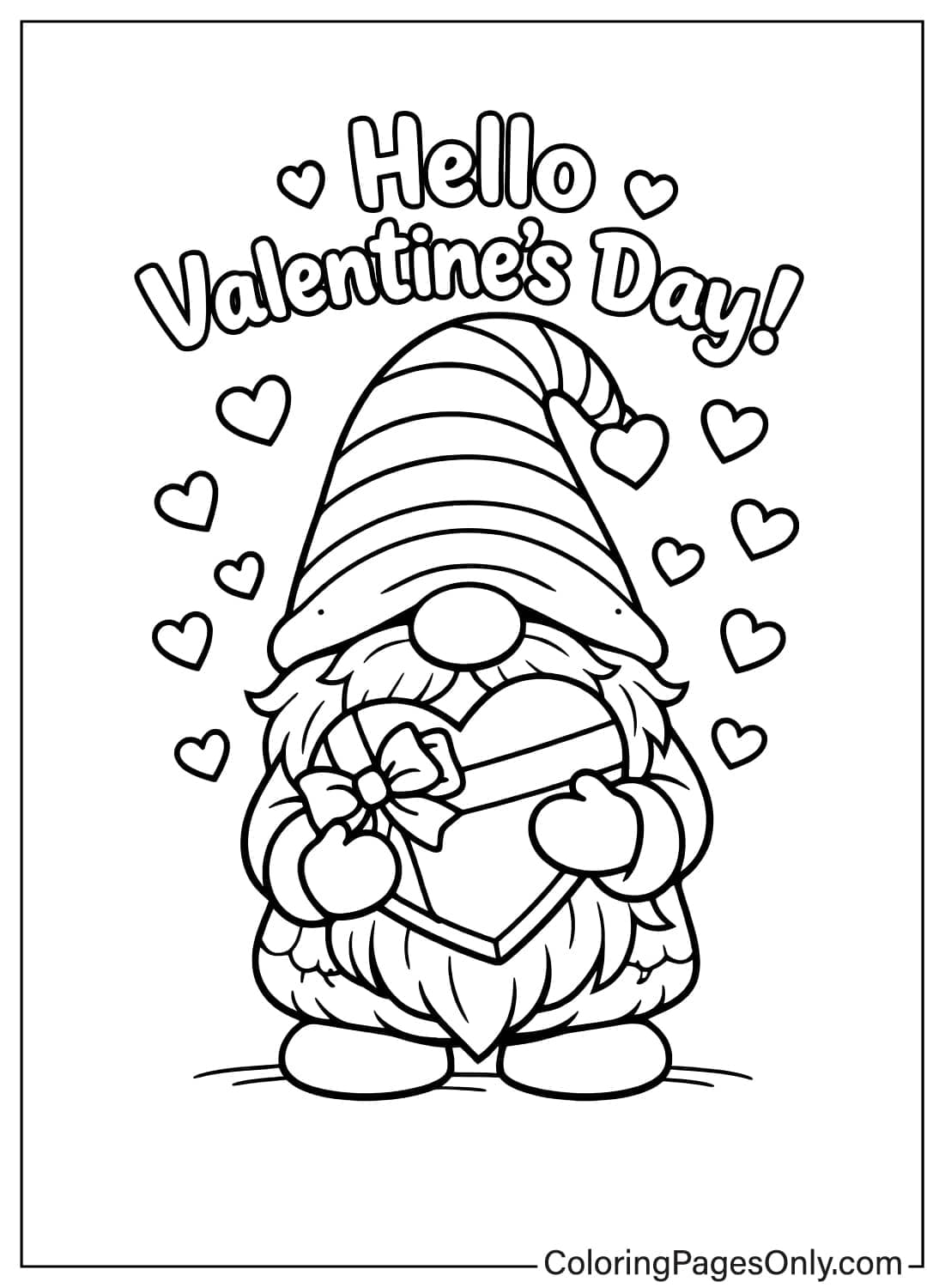 valentines day february coloring pages from February 2026