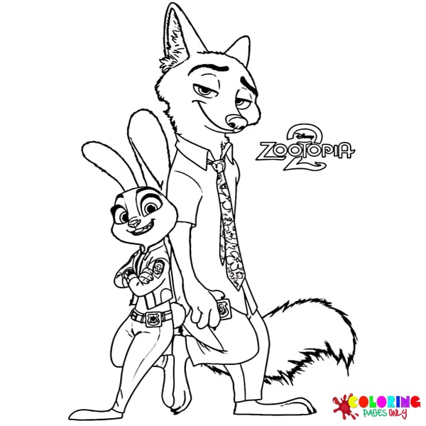 Zootopia Coloring Pages
