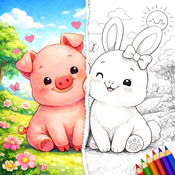 Cartoons coloring pages