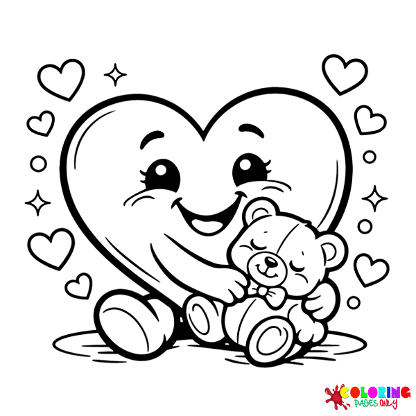 Heart Coloring Pages