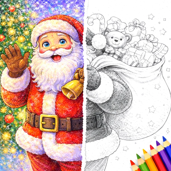 Holidays coloring pages