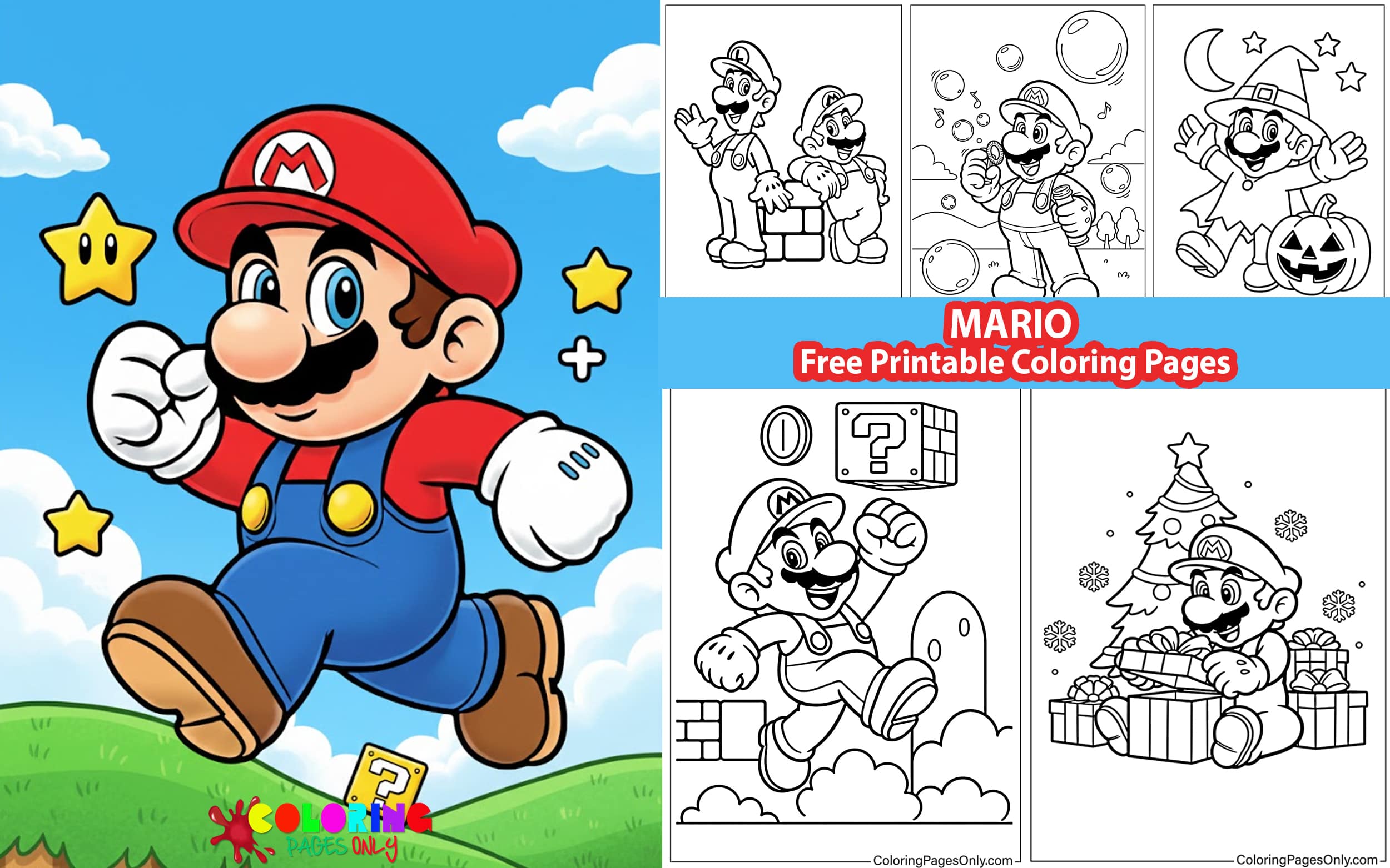 Mario Coloring Pages