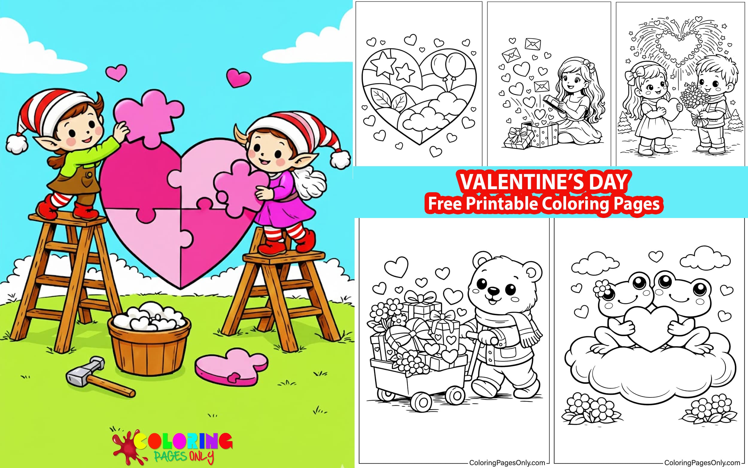 Valentine's Day Coloring Pages