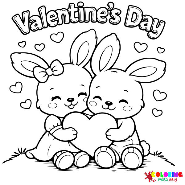 Valentine's Day Coloring Pages