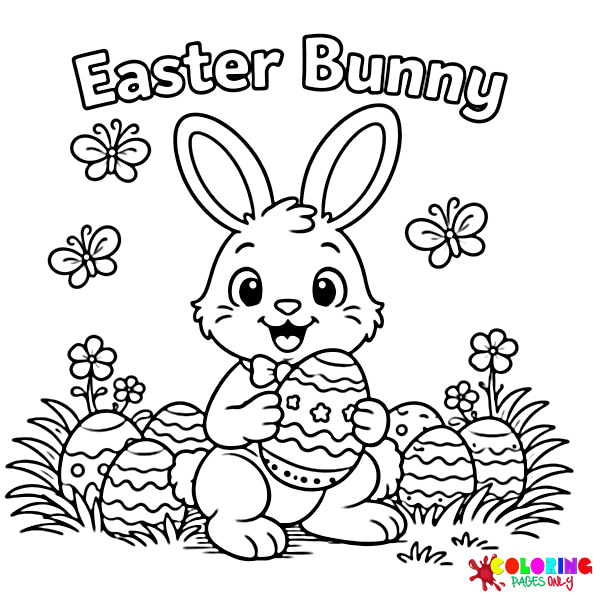 Easter Bunny Coloring Pages