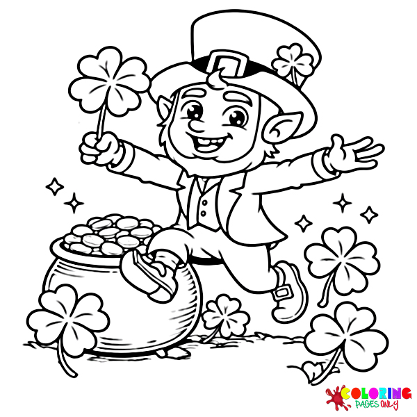 Leprechaun Coloring Pages