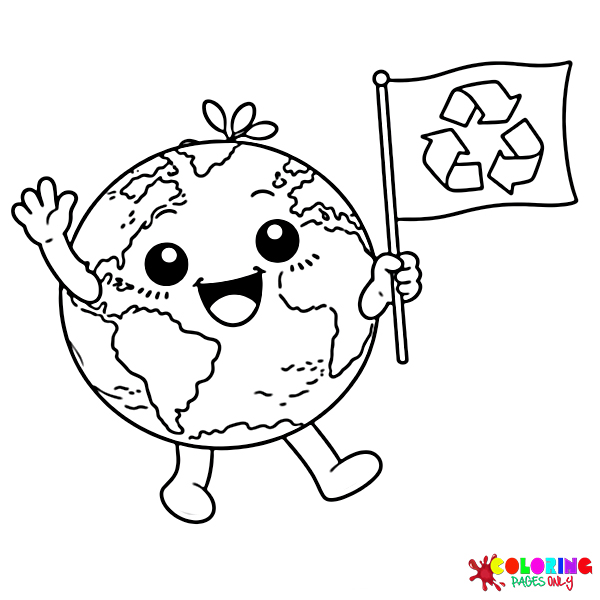 Recycling Coloring Pages