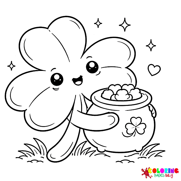 Shamrock Coloring Pages