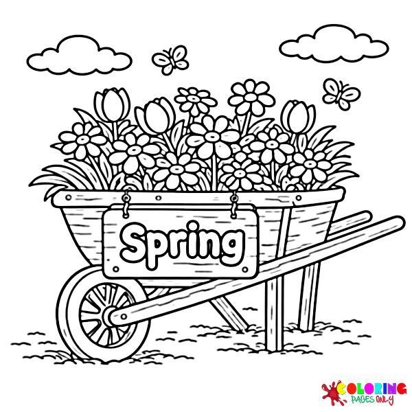 Spring Coloring Pages