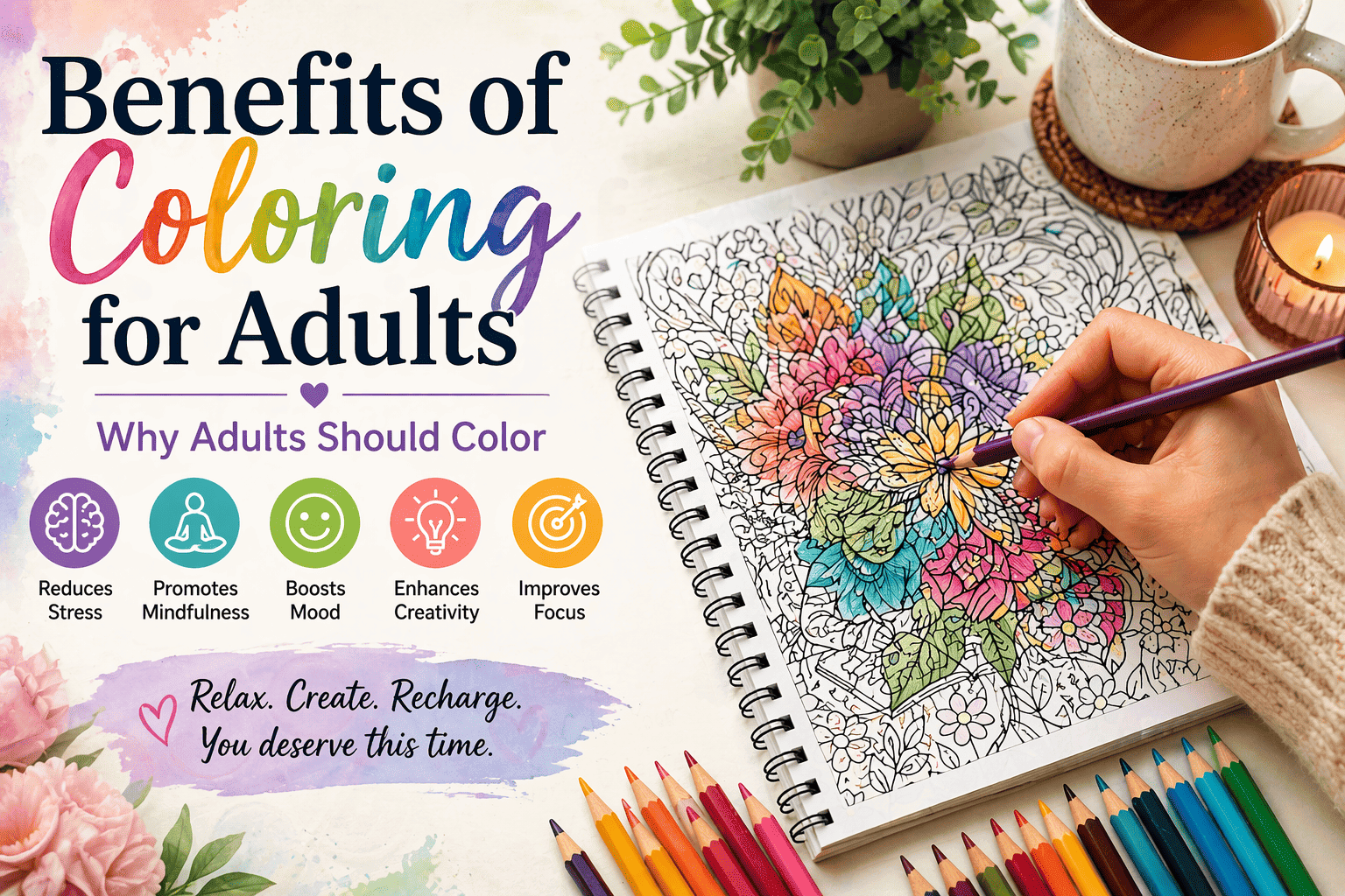 Benefits of Coloring for Adults: Why Adults Should Color