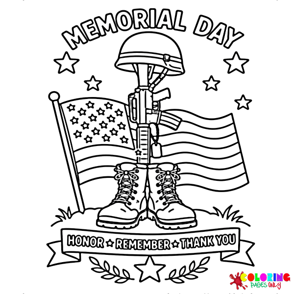 Memorial Day Coloring Pages
