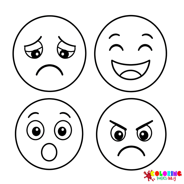 Emoji Coloring Pages