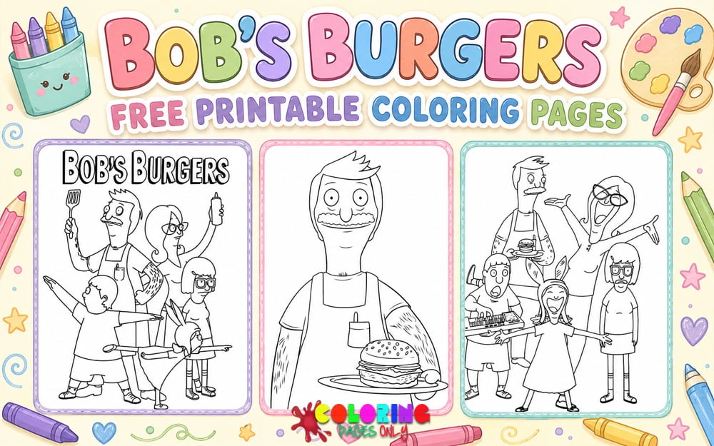 Bob's Burgers Coloring Pages