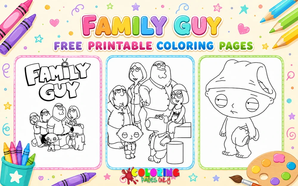 Family Guy Coloring Pages
