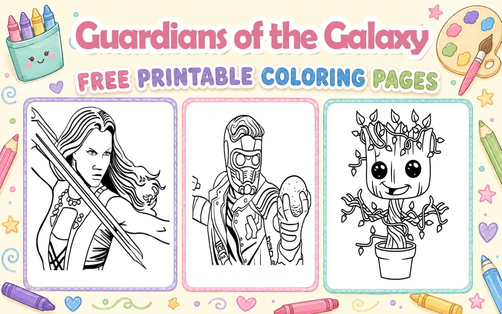 Guardians of the Galaxy Coloring Pages