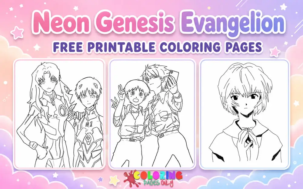 Neon Genesis Evangelion Coloring Pages