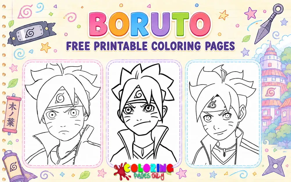 Boruto Coloring Pages