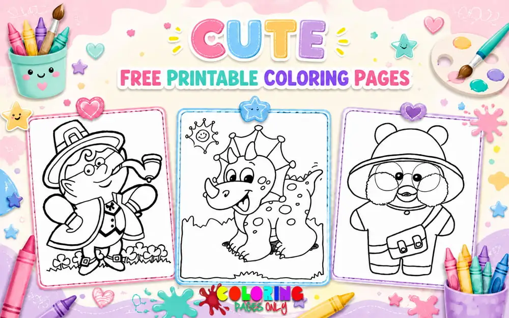 Cute Coloring Pages