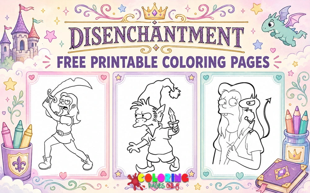 Disenchantment Coloring Pages