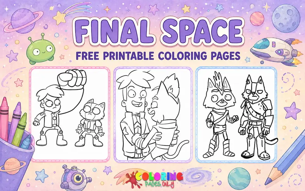 Final Space Coloring Pages