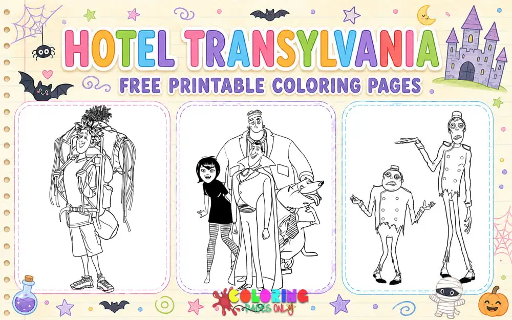 Hotel Transylvania Coloring Pages