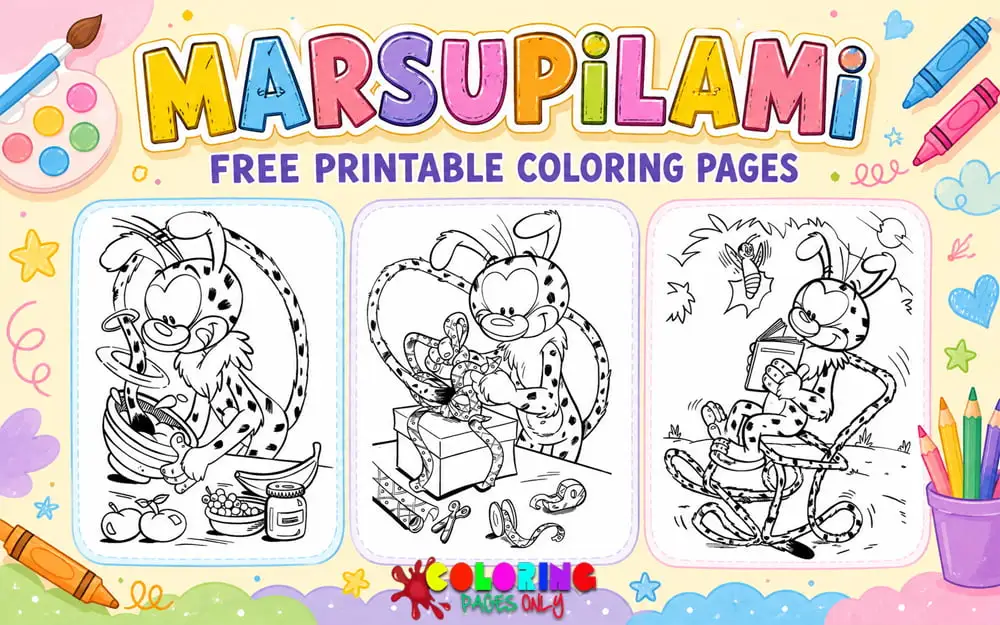 Marsupilami Coloring Pages